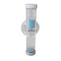 Custom Plastic Sand Timers with Suction Cap, 3/4"W x 3"L